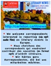 Lit News Correspondents
